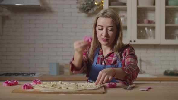 Mother and Daughter Having Fun During Cooking alt