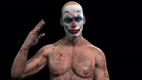 Creepy Clown Salutes alt