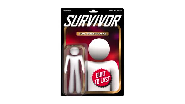 Survivor Persistence Resilience Action Figure Person Built To Last 3d Animation alt
