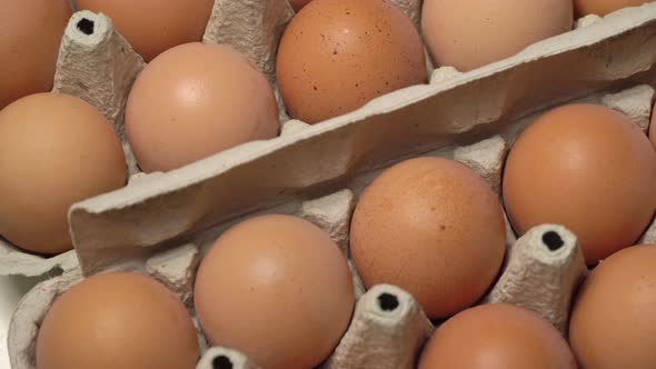 Large Tray of Cinnamon Eggs is Spinning alt