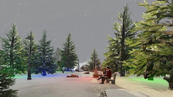 Winter Background Loopabel alt