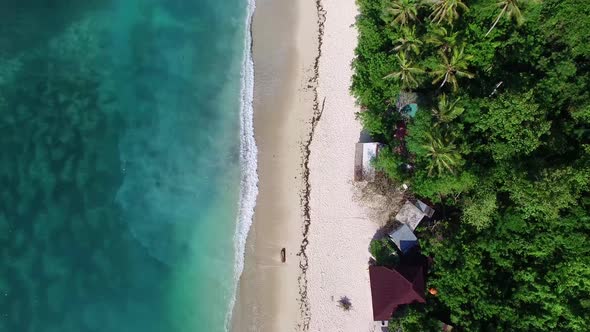 Aerial View along Beach, Bali, Indonesia
