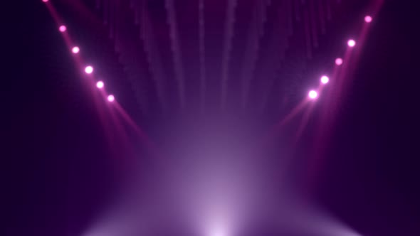 Looped Purple Defocused Mockup Stage Background