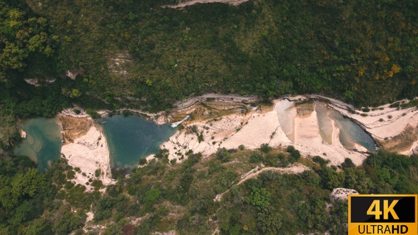 Aerial Of Magical Ponds