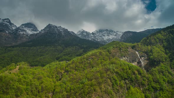 Beautiful Alps Landscape from Switzerland alt