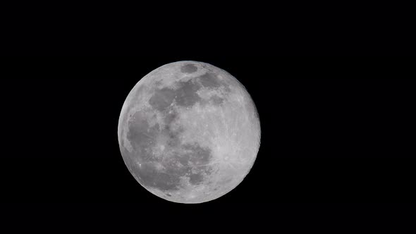Video Clip of a Full Moon