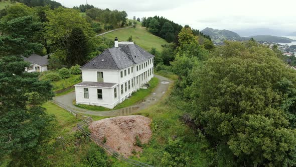 Christian Michelsens children home in Os, Bjørnafjorden, Norway