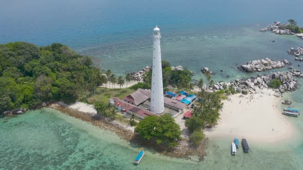 One of beautiful belitung island in indonesia 