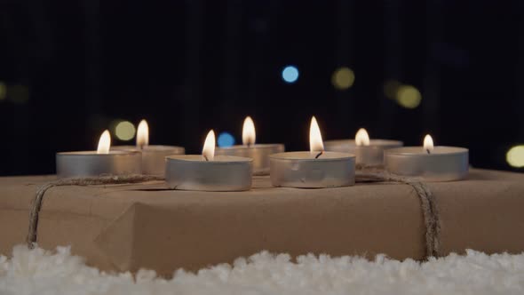 Candles for Christmas and New Year