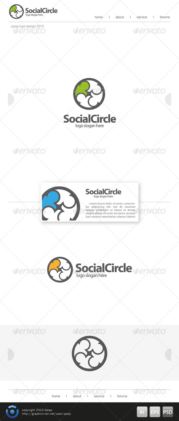 Social Circle Logo - Logo Templates