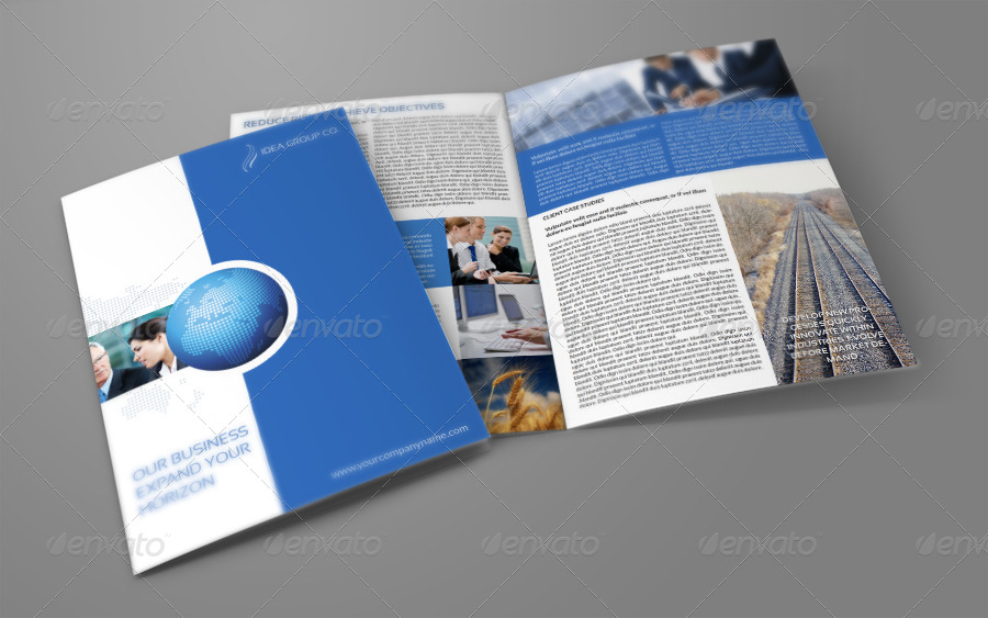 Company Brochure Bi-Fold Template Vol.18, Print Templates | GraphicRiver