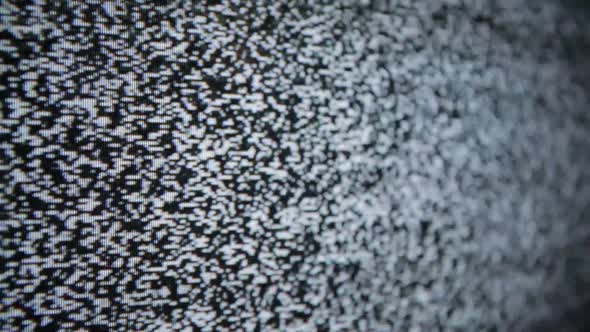 Tv Noise Perspective Defocused