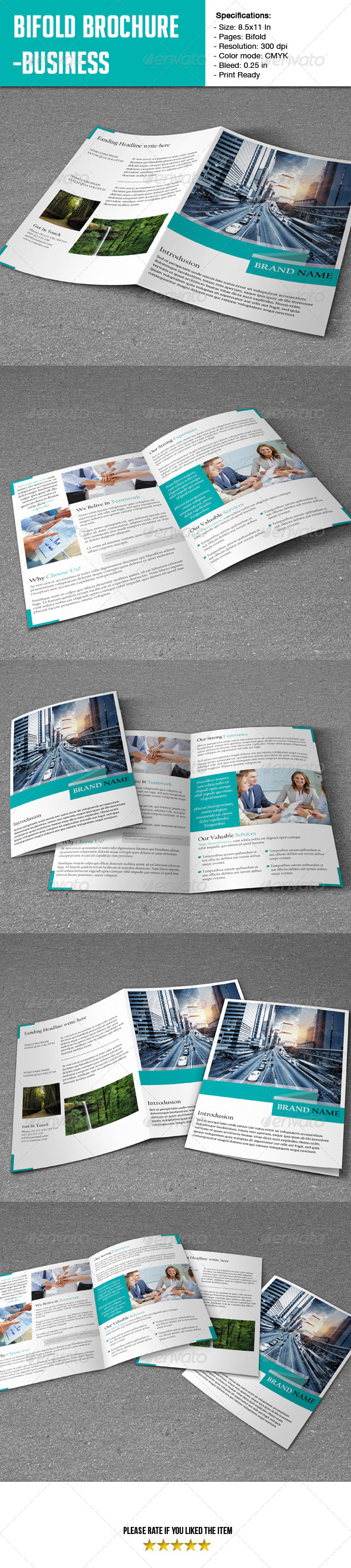 Bifold Brochure- Business - Corporate Brochures