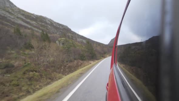 View From Car Driving On Road alt