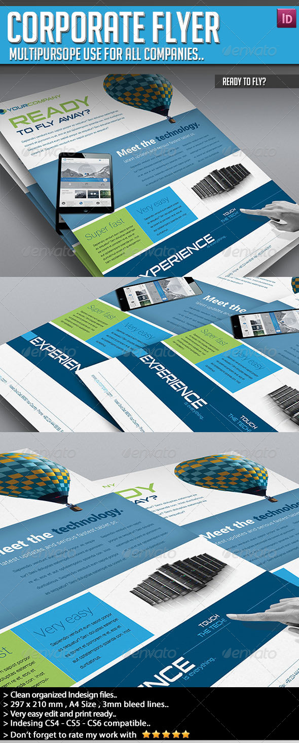 Corporate Flyer - Ready to Fly? - Corporate Flyers