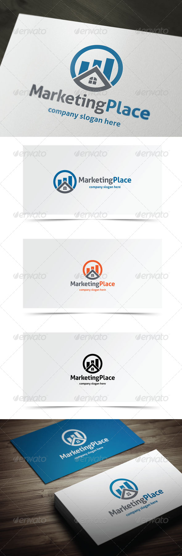 Marketing Place - Objects Logo Templates