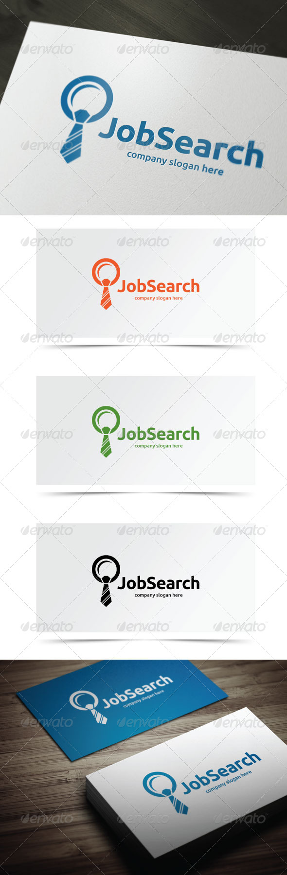 Job Search - Symbols Logo Templates