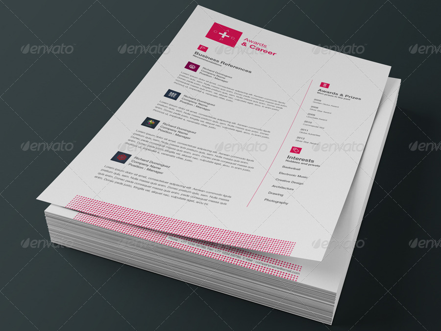 Swiss Resume/CV, Print Templates | GraphicRiver