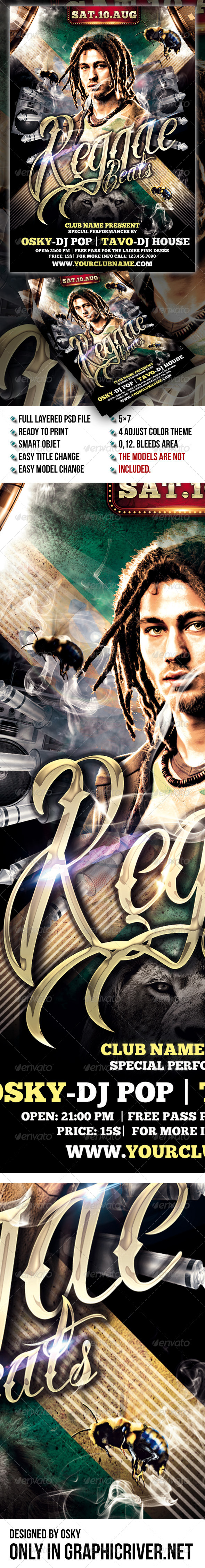 Reggae Beats Party - Clubs & Parties Events