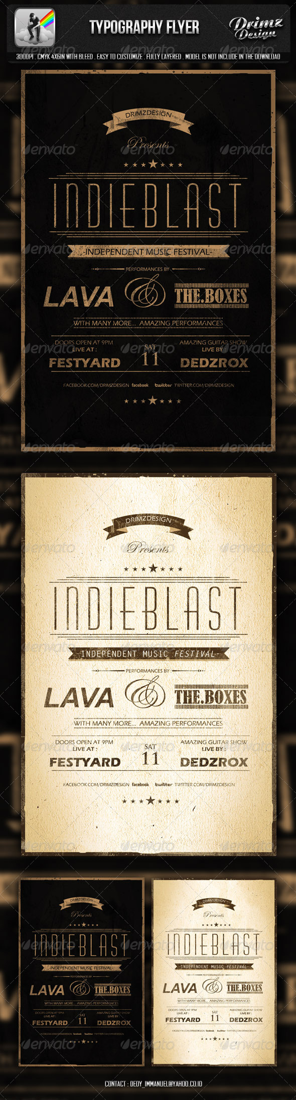 Typography Flyer - Events Flyers