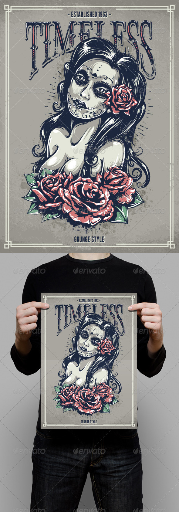 Day of Dead Girl - Vectors