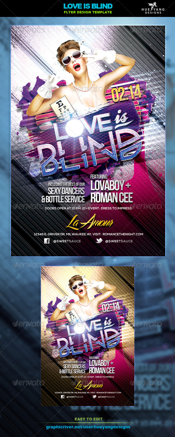 Love Is Blind - Clubs & Parties Events