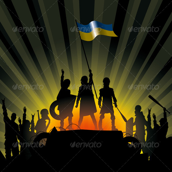 Vector Illustration of Revolution People - People Characters