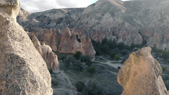Zelve National Park in Cappadocia alt