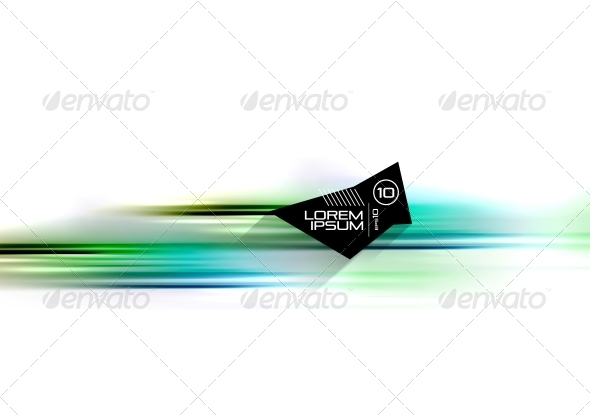 Abstract Blurred Isolated Motion Lines - Web Technology