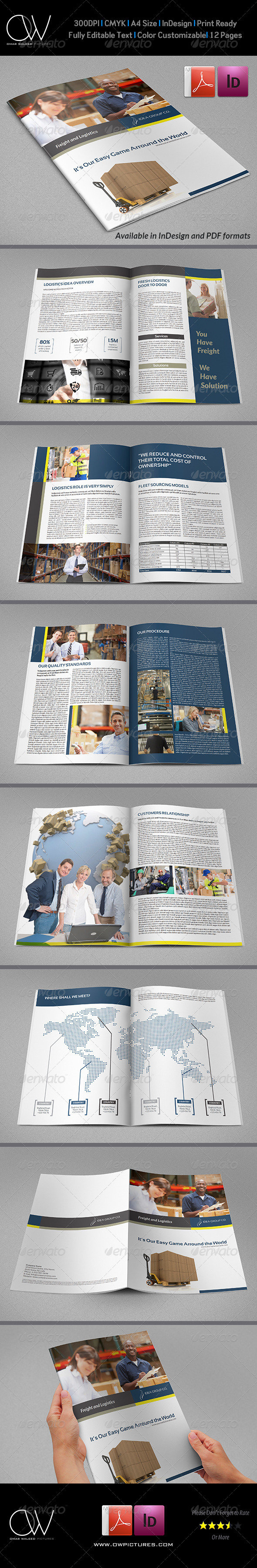 Company Brochure Logistic Template Vol.21 - Corporate Brochures