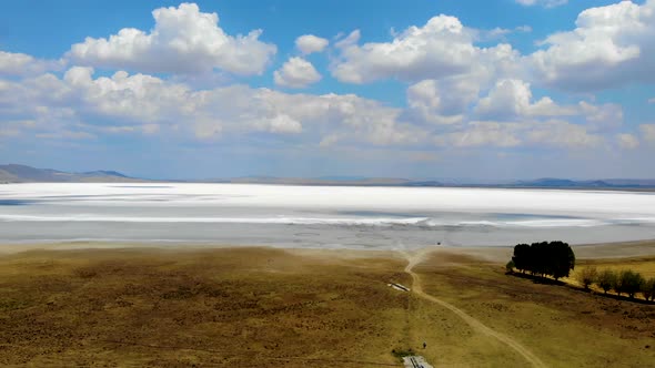 Salt Lake Aerial Landscape  alt