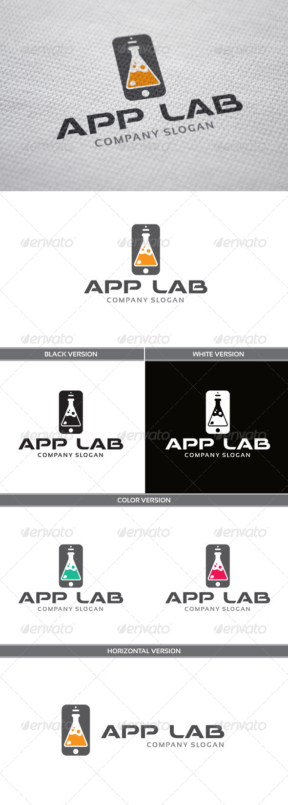 AppLab Logo - Objects Logo Templates