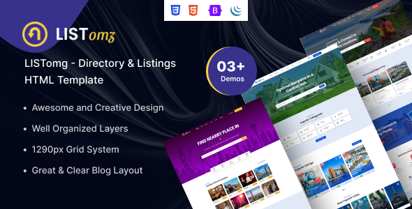 LISTomg - Directory & Listings HTML Template by NarzoTech | ThemeForest