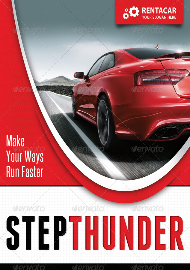 3 in 1 rent a car flyer bundle 01 by rapidgraf graphicriver automobile flyer