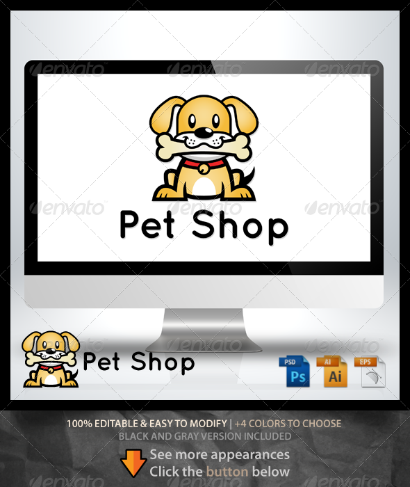 Pet Shop Logo - Animals Logo Templates