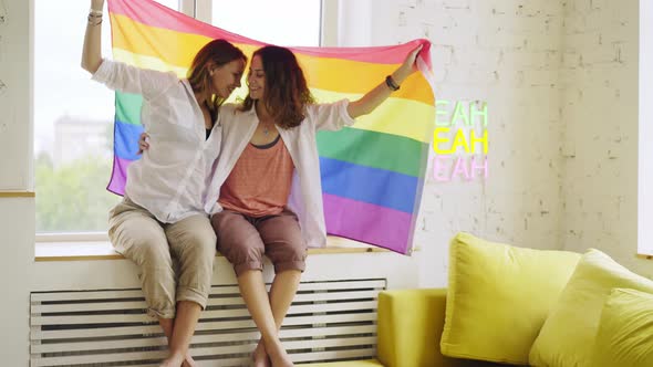 Girlfriends in Apartment