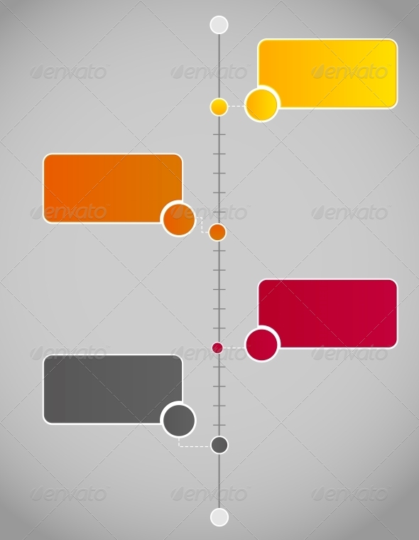 Infographic Business Template - Web Technology