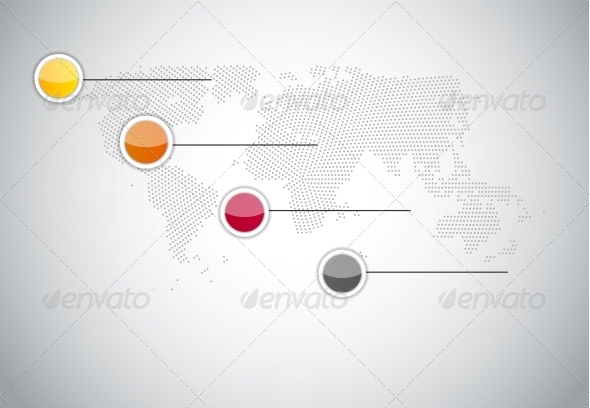 Infographic Business Template Vector Illustration - Web Technology