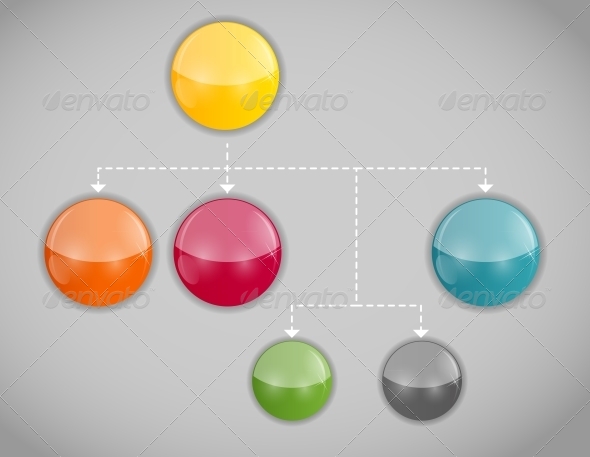 Infographic Business Template - Web Technology