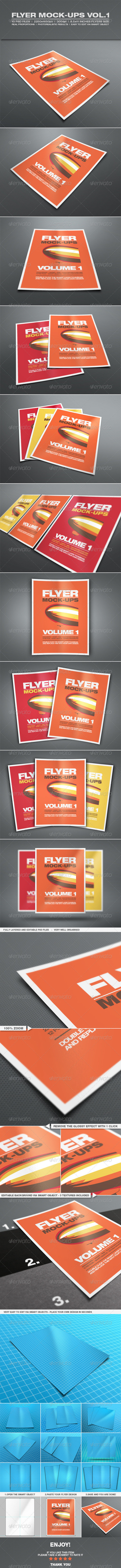 Flyer Mock-up Vol.1 - Flyers Print
