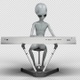 Alien Playing Electronic Piano - VideoHive Item for Sale