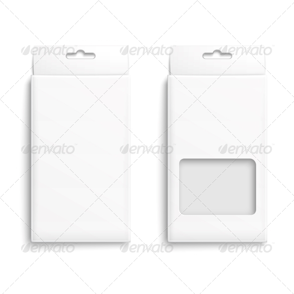 White Paper Packaging Box - Man-made Objects Objects