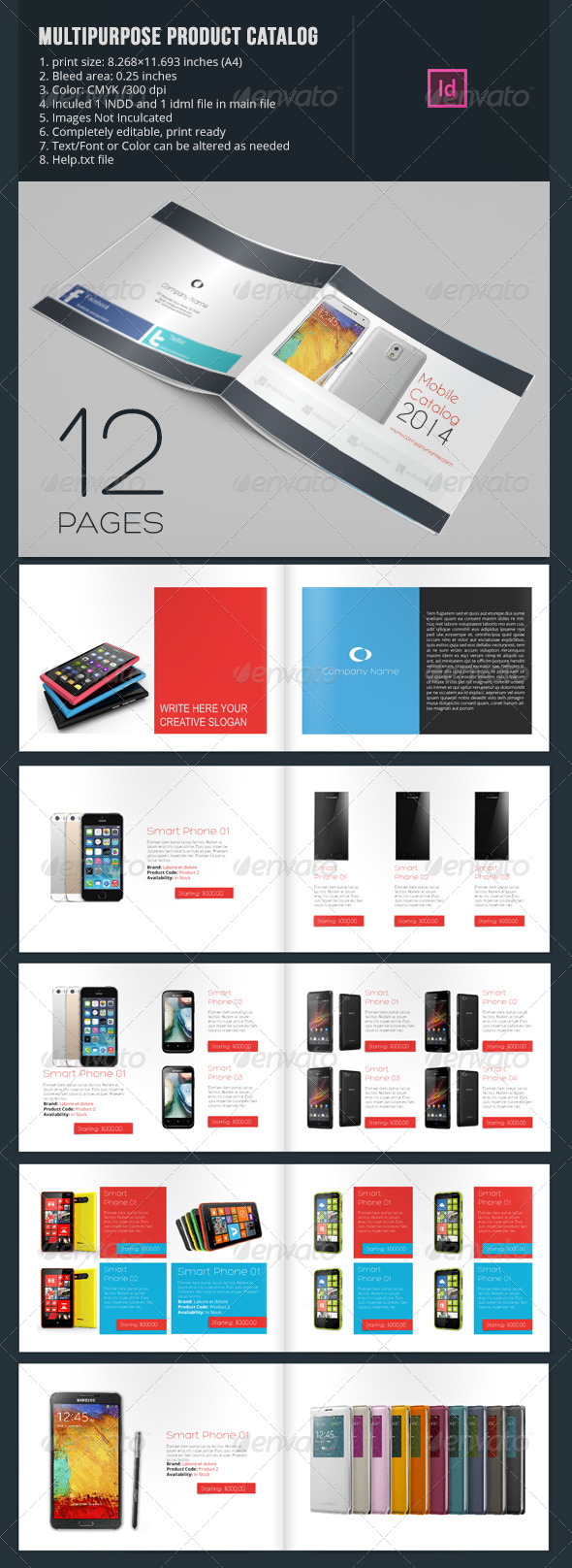 Multipurpose Product Catalog - 12 Pages - Catalogs Brochures