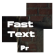 Fast Text Animation - mogrt - VideoHive Item for Sale