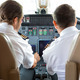 Pilot And Copilot In Private Jet Cockpit - PhotoDune Item for Sale