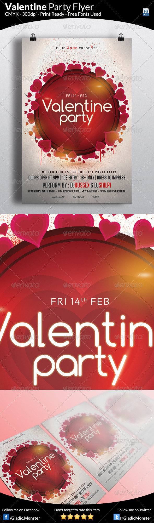 Valentine Party Flyer - Clubs & Parties Events
