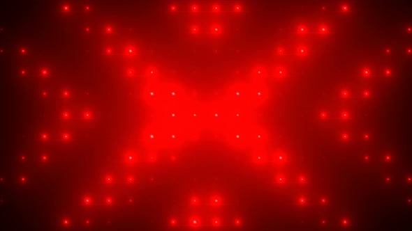 Animation of red lanterns lit alternately backdrop for the screen in concert