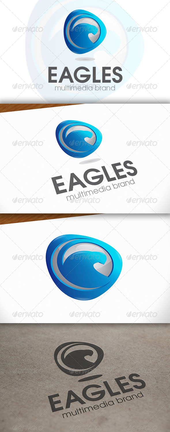 Eagle Media Logo - Animals Logo Templates