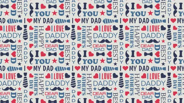 Happy Father's Day loop background alt
