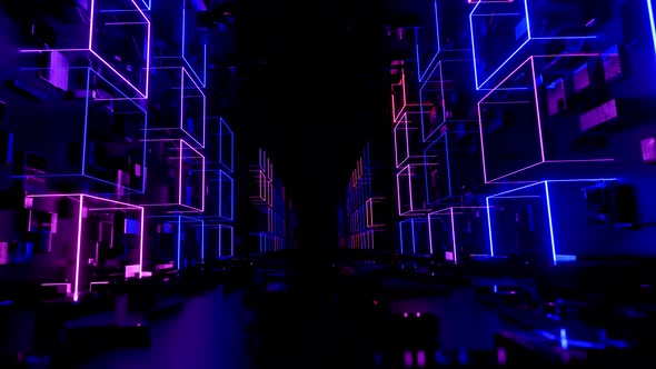 Hitech Neon Scifi Tunel alt